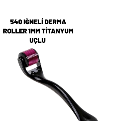 Ev Tipi Mikro İğneli Cilt Bakım Aleti – 1 mm Titanyum Roller