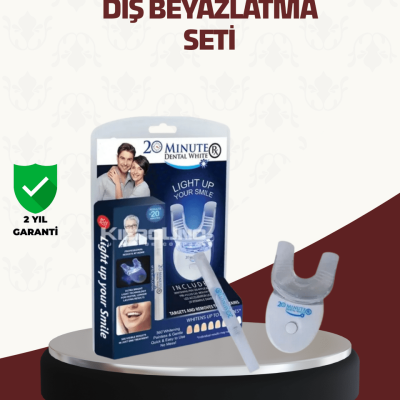 Evde Kullanıma Uygun LED Teknolojili Diş Beyazlatma Kiti