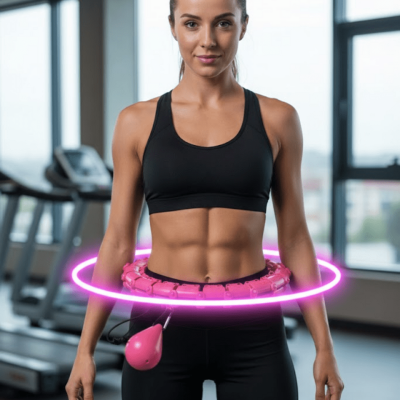 Evde Spor İçin Akıllı Hula Hoop Çemberi Mor