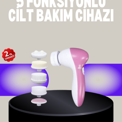Fırçalı Yüz Temizleme ve Spa Masaj Cihazı