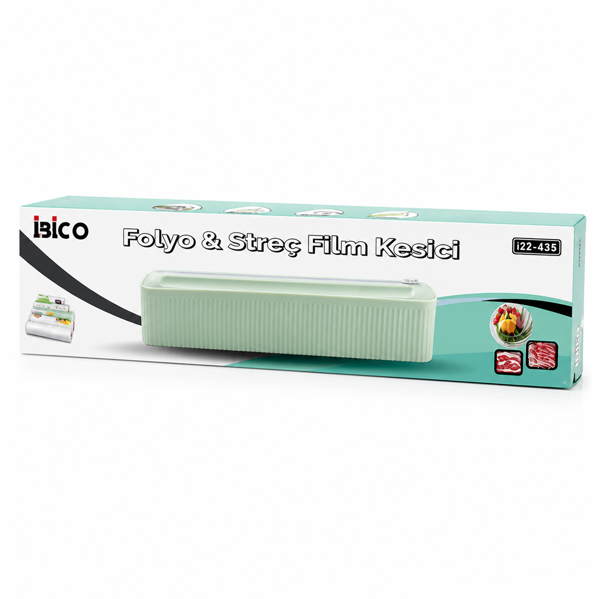 Folyo ve Streç Film Kesici 35 cm (Manyetik, Pratik Kesme Aparatlı)