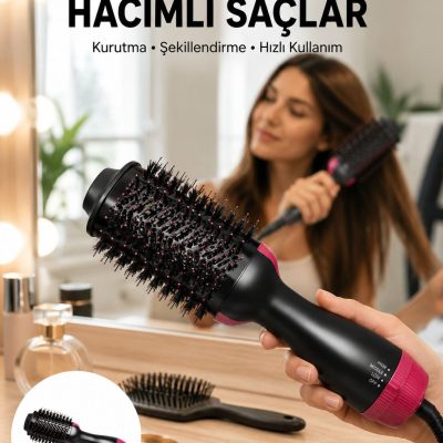 Fön Tarak 1200 W Saç Şekillendirici Saç Düzleştirici Saç Kurutma Yeni Nesil