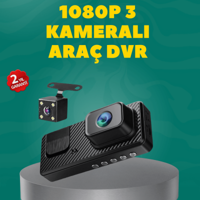 Full HD 1080P Araç Kamerası | Gece Görüşlü, Döngü Kayıt ve Geri Görüş