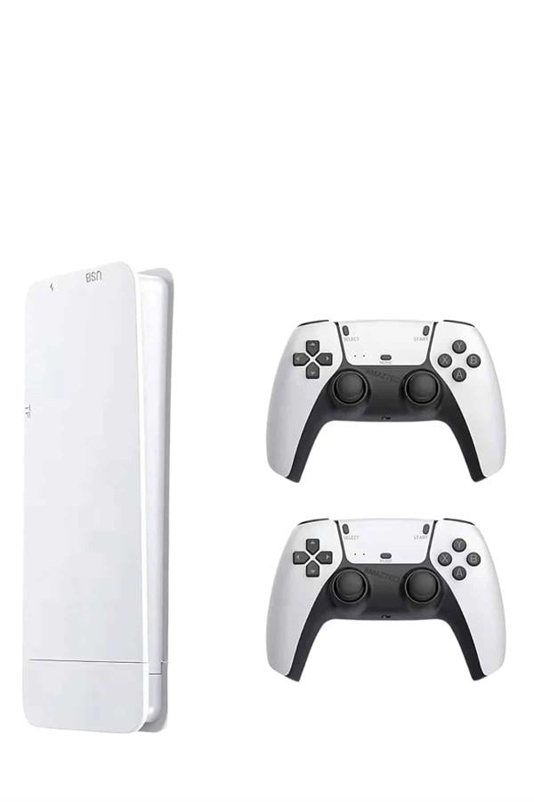 Game Box 3D Çift Oyun Kollu 4K HD Ekran 20000'den Fazla Oyun Seçeneği 2.4G Kablosuz