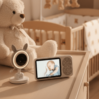 Gece Görüşlü Bebek Telsizi Besleme Hatırlatıcılı LCD Ekran Yeni Nesil
