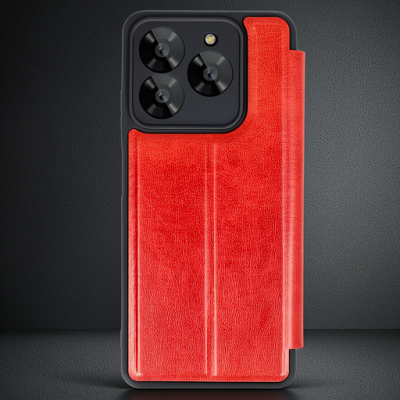 General Mobile Era 50 Kılıf Flip Cover - Kırmızı