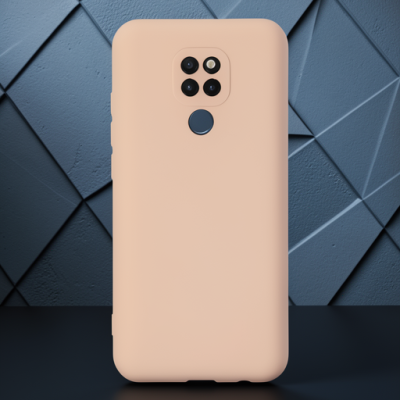 General Mobile Gm 20 Kılıf Nano İçi Kadife Silikon - Pudra