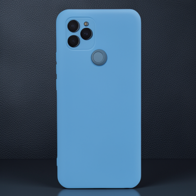 General Mobile Gm 21 Kılıf Nano İçi Kadife Silikon - Mavi