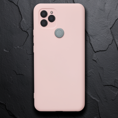 General Mobile Gm 21 Kılıf Nano İçi Kadife Silikon - Pudra