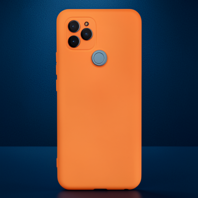 General Mobile Gm 21 Kılıf Nano İçi Kadife Silikon - Turuncu