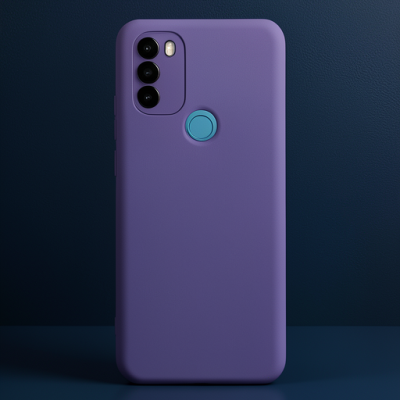 General Mobile Gm 21 Plus Kılıf Nano İçi Kadife Silikon - Mor