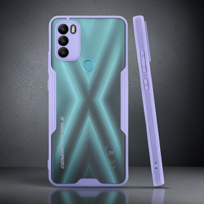 General Mobile Gm 21 Plus Kılıf Platin Silikon - Lila