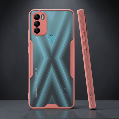 General Mobile Gm 21 Plus Kılıf Platin Silikon - Pembe