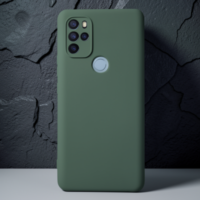 General Mobile Gm 21 Pro Kılıf Nano İçi Kadife Silikon - Koyu Yeşil