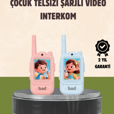 Görüntülü Walkie Talkie Çocuklar İçin Video İnterkomlu Oyuncak