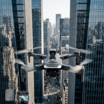 GPS ve Engel Sensörlü Katlanabilir Drone Uzun Uçuş Süresi ve Stabil Görüntüleme Teknolojisi
