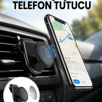 Güçlü Mıknatıslı Araç İçi Telefon Tutucu – Evrensel Uyum Yeni Nesil