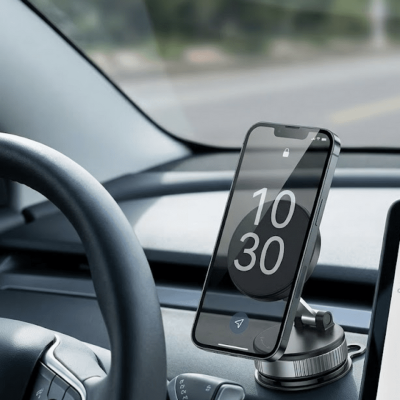 Güçlü Mıknatıslı Araç Telefon Tutucu 360 Derece Döner Stand