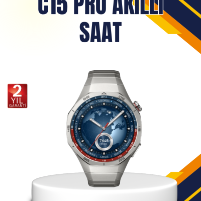 Gümüş Akıllı Saat 46mm Kasa