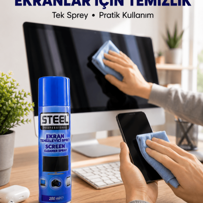 Günlük Kullanıma Uygun Çok Amaçlı Ekran Temizleme Spreyi