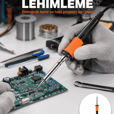 Güvenli Kullanım Sağlayan Isı Yalıtımlı Lehimleme Kalemi