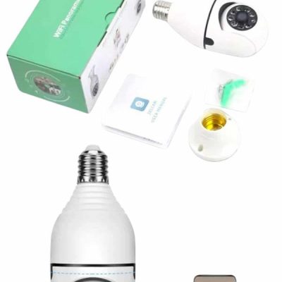 Güvenlik Kamerası Wi-Fi Özellikli 360 Derece Full Hd 1080p Ampül Kamera
