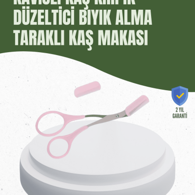 Hassas Kesim İçin Kavisli Yüz Bakım Makası