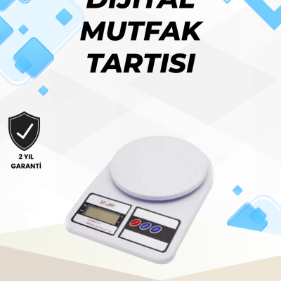 Hassas Tartım İçin Dijital Mutfak Terazisi – 10kg / 1g