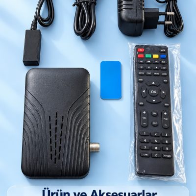 HD Uydu Alıcısı HDMI Bağlantılı Uzaktan Kumandalı