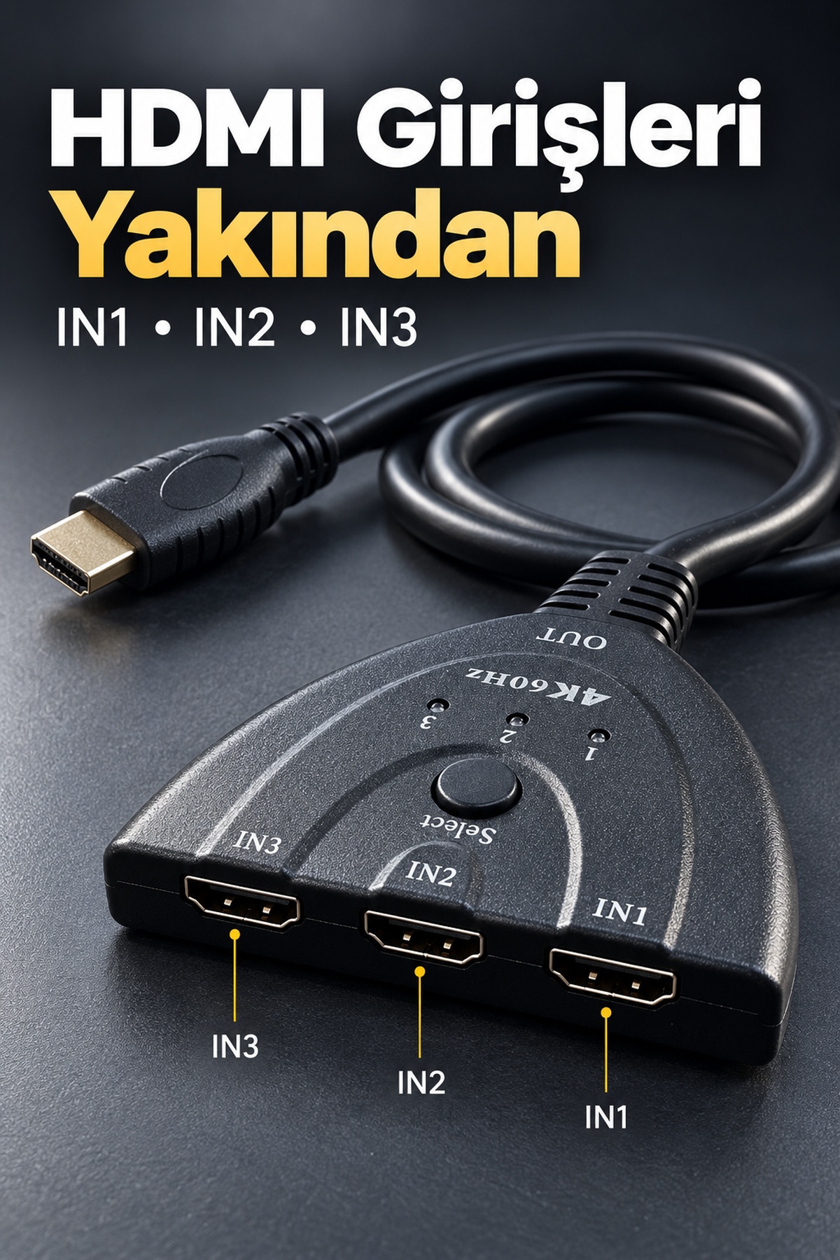3in1 Hdm Çoğaltıcı