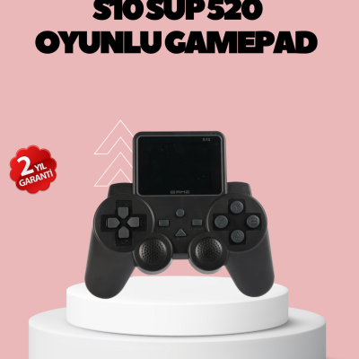 HDMI TV Bağlantılı Orijinal S10 Gamepad 520 Oyunlu 2025 Seri Oyun Konsolu