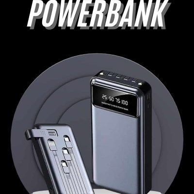 Hızlı Şarj Özellikli 20.000 Mah Dijital Göstergeli USB Girişli Android ve İOS Uyumlu Powerbank