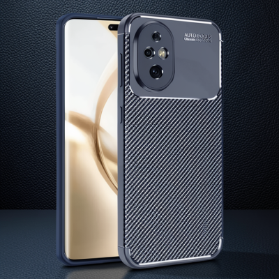Honor 200 Kılıf Auto Focus Karbon Kapak - Lacivert