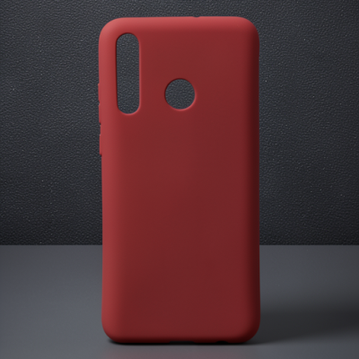 Huawei Honor 20 Lite Kılıf First Silikon - Bordo