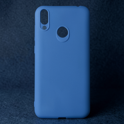 Huawei Honor 8c Kılıf First Silikon - Mavi