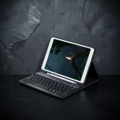 Huawei Honor Pad X8 10.1 Kılıf Kc01 Smart Klavyeli Tablet Kılıfı - Siyah