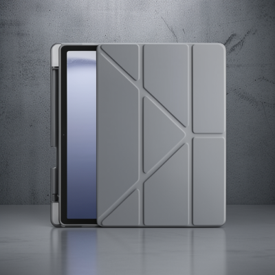 Huawei Honor Pad X9 11.5 Kılıf Kalemlikli Mars Tablet Kılıfı - Koyu Gri