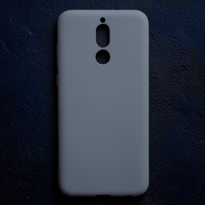 Huawei Mate 10 Lite Kılıf Nano İçi Kadife Silikon - Gri