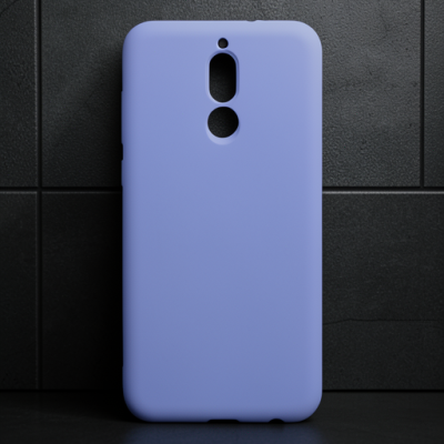 Huawei Mate 10 Lite Kılıf Nano İçi Kadife Silikon - Lila