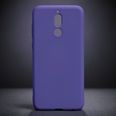 Huawei Mate 10 Lite Kılıf Nano İçi Kadife Silikon - Mor
