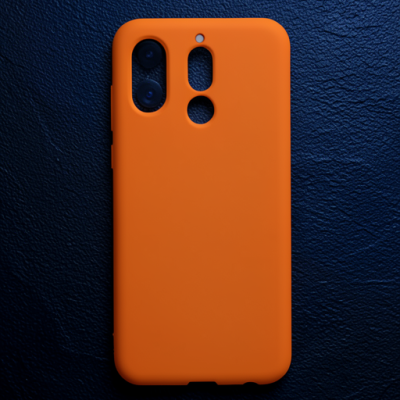 Huawei Mate 10 Lite Kılıf Nano İçi Kadife Silikon - Turuncu