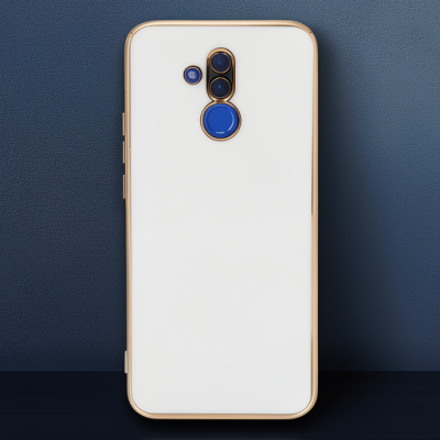 Huawei Mate 20 Lite Kılıf Volet Silikon - Beyaz