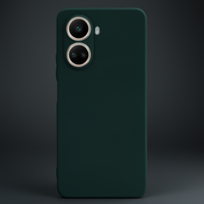 Huawei Nova 10 Se Kılıf First Silikon - Koyu Yeşil
