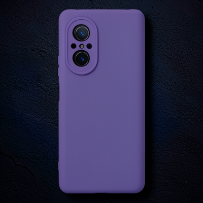 Huawei Nova 9 Se Kılıf Nano İçi Kadife Silikon - Mor