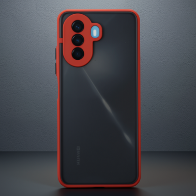 Huawei Nova Y70 Kılıf Montreal Silikon Kapak - Kırmızı