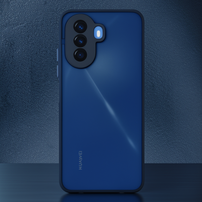 Huawei Nova Y70 Kılıf Montreal Silikon Kapak - Lacivert