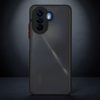 Huawei Nova Y70 Kılıf Montreal Silikon Kapak - Siyah