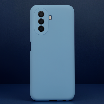 Huawei Nova Y70 Kılıf Nano İçi Kadife Silikon - Mavi