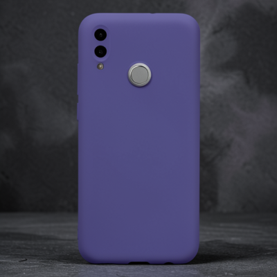 Huawei P Smart 2019 Kılıf Nano İçi Kadife Silikon - Mor
