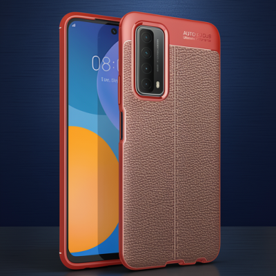 Huawei P Smart 2021 Kılıf Auto Focus Kapak - Kırmızı